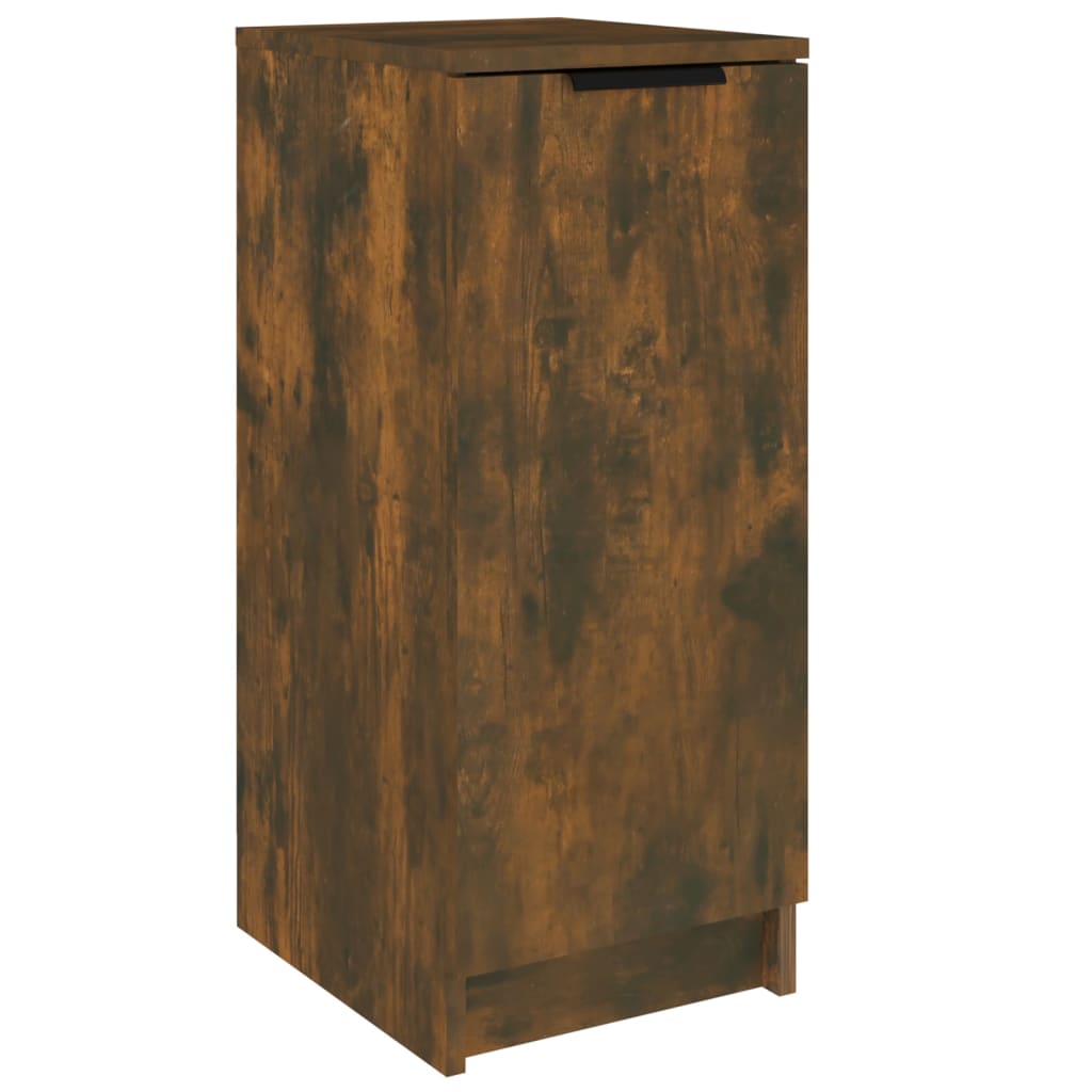 Schoenenkast 30x35x70 cm bewerkt hout gerookt eikenkleurig is nu te koop bij PeponiXL, paradijselijk wonen!