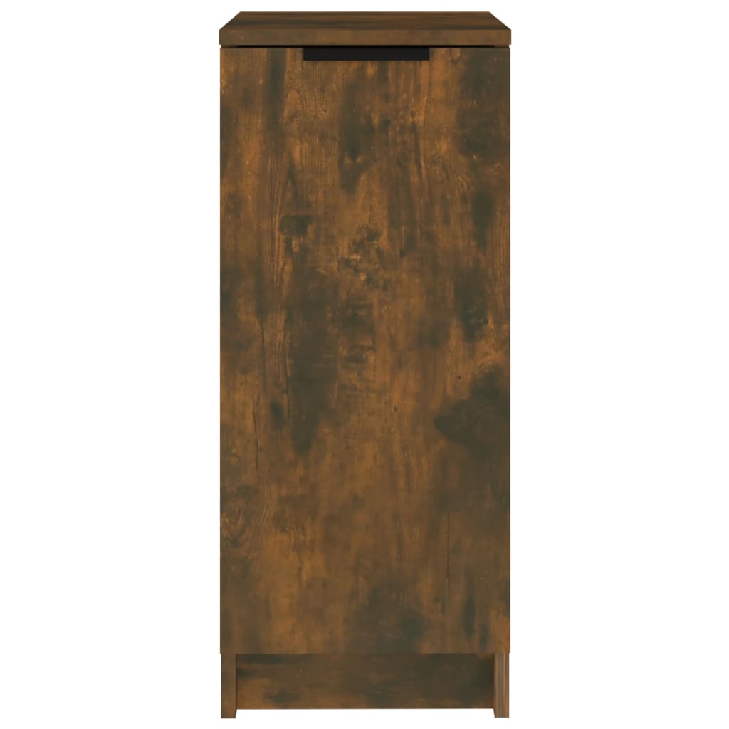 Schoenenkast 30x35x70 cm bewerkt hout gerookt eikenkleurig is nu te koop bij PeponiXL, paradijselijk wonen!