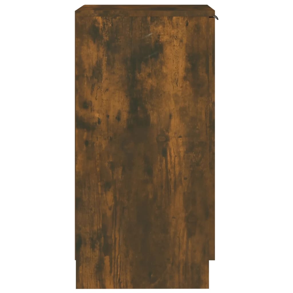 Schoenenkast 30x35x70 cm bewerkt hout gerookt eikenkleurig is nu te koop bij PeponiXL, paradijselijk wonen!