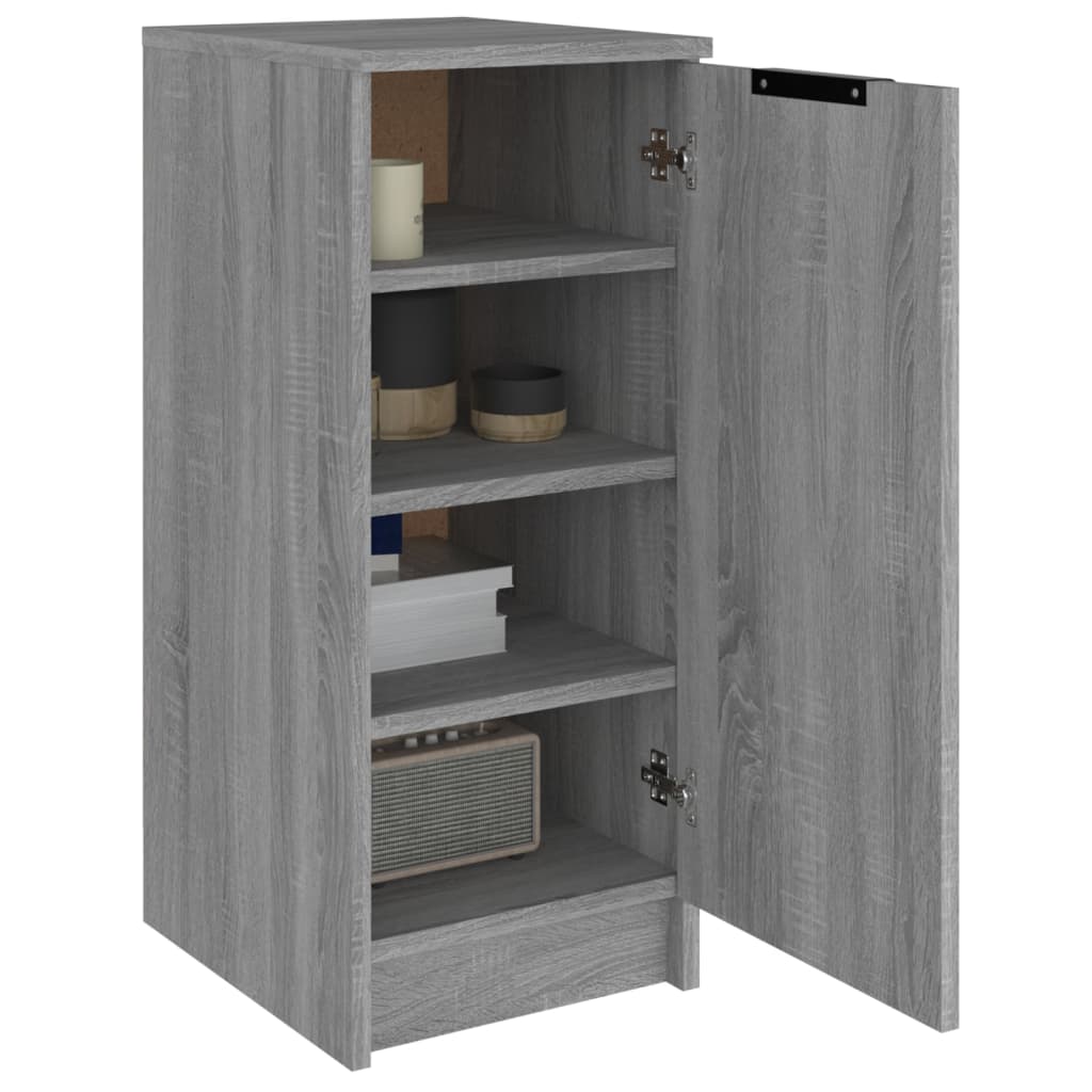 Schoenenkast 30x35x70 cm bewerkt hout grijs sonoma eikenkleurig is nu te koop bij PeponiXL, paradijselijk wonen!