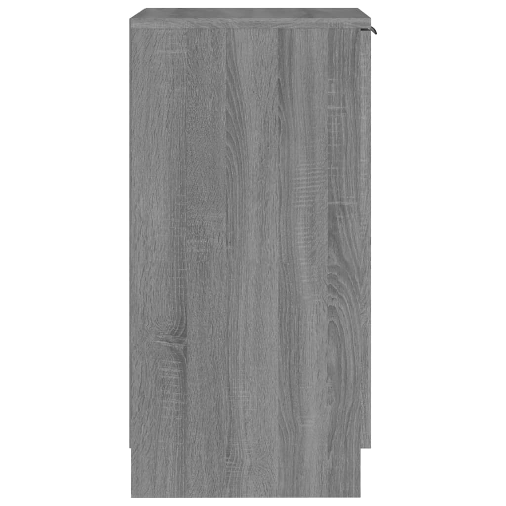 Schoenenkast 30x35x70 cm bewerkt hout grijs sonoma eikenkleurig is nu te koop bij PeponiXL, paradijselijk wonen!