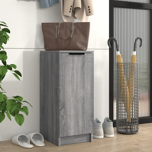 Schoenenkast 30x35x70 cm bewerkt hout grijs sonoma eikenkleurig is nu te koop bij PeponiXL, paradijselijk wonen!