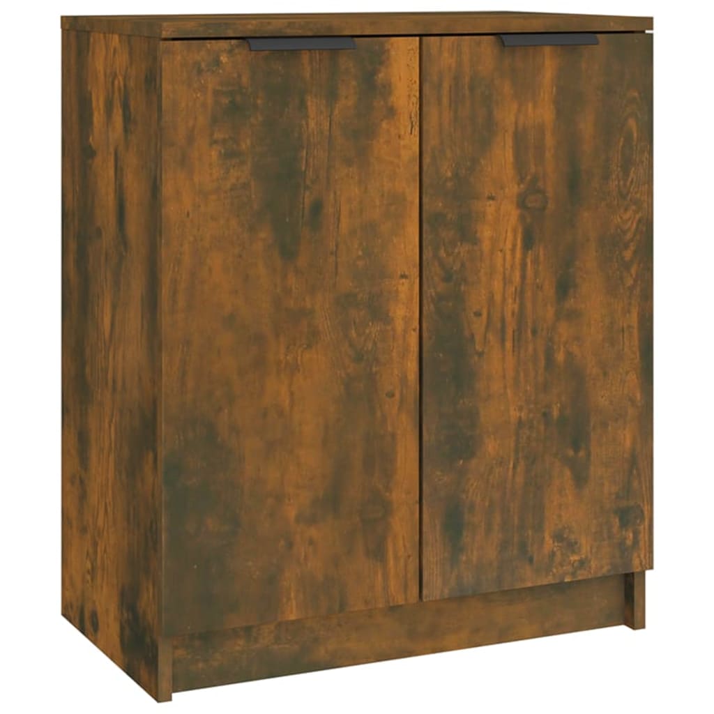 Schoenenkast 59x35x70 cm bewerkt hout gerookt eikenkleurig is nu te koop bij PeponiXL, paradijselijk wonen!