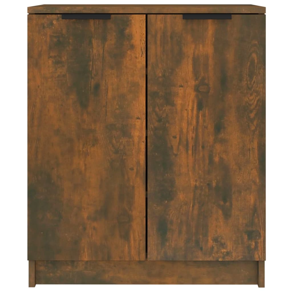 Schoenenkast 59x35x70 cm bewerkt hout gerookt eikenkleurig is nu te koop bij PeponiXL, paradijselijk wonen!