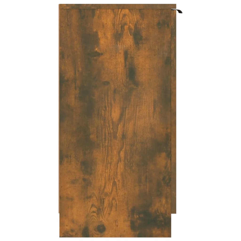 Schoenenkast 59x35x70 cm bewerkt hout gerookt eikenkleurig is nu te koop bij PeponiXL, paradijselijk wonen!