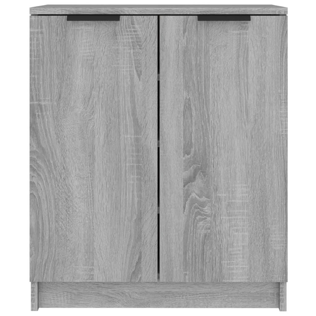 Schoenenkast 59x35x70 cm bewerkt hout grijs sonoma eikenkleurig is nu te koop bij PeponiXL, paradijselijk wonen!