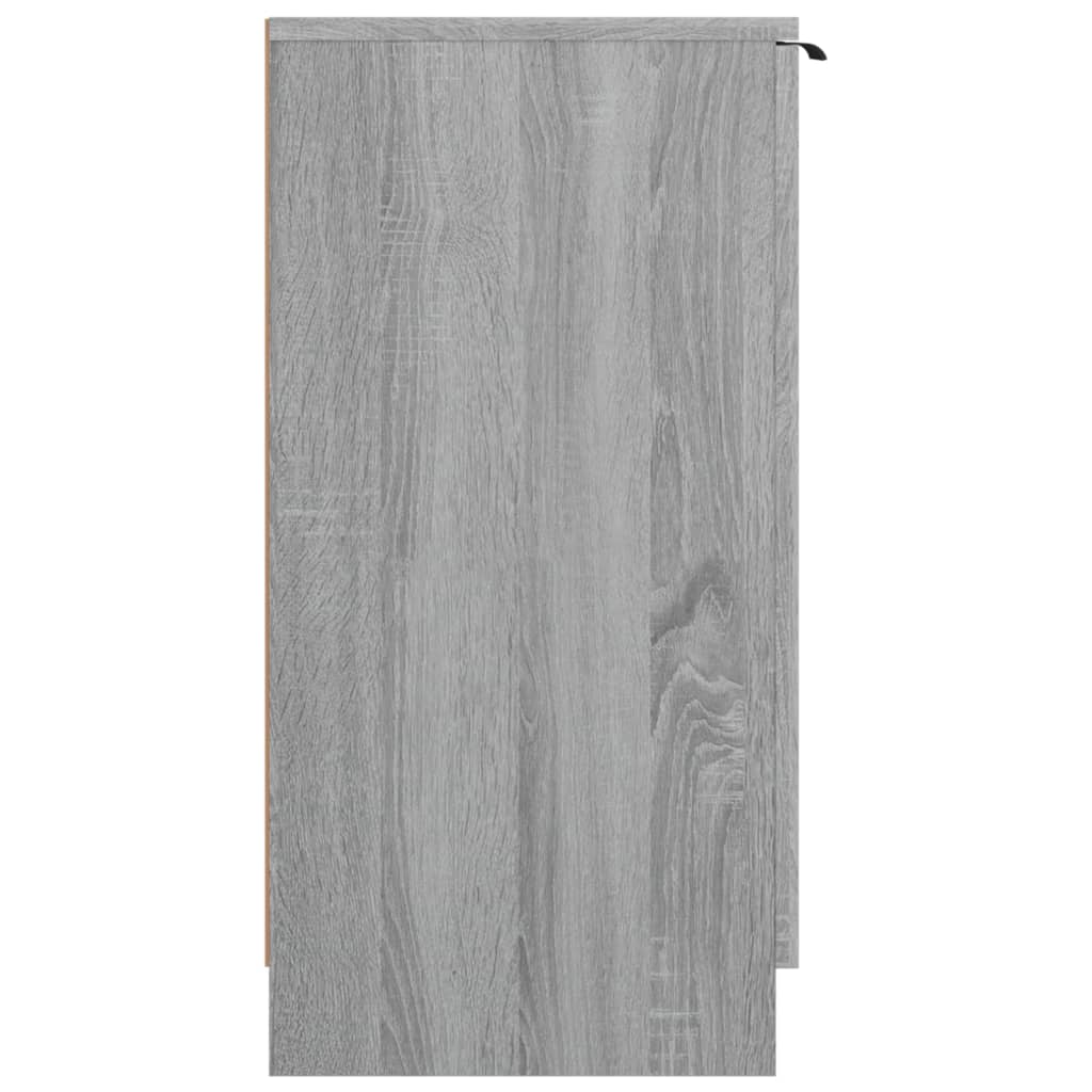 Schoenenkast 59x35x70 cm bewerkt hout grijs sonoma eikenkleurig is nu te koop bij PeponiXL, paradijselijk wonen!