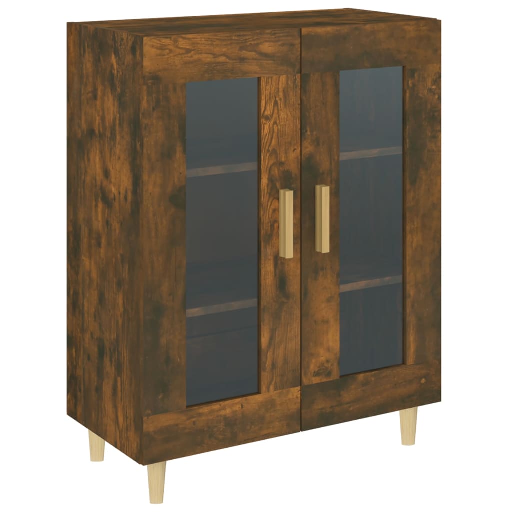 Dressoir 69,5x34x90 cm bewerkt hout gerookt eikenkleurig is nu te koop bij PeponiXL, paradijselijk wonen!