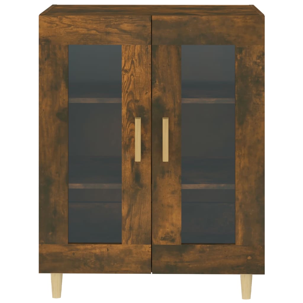 Dressoir 69,5x34x90 cm bewerkt hout gerookt eikenkleurig is nu te koop bij PeponiXL, paradijselijk wonen!