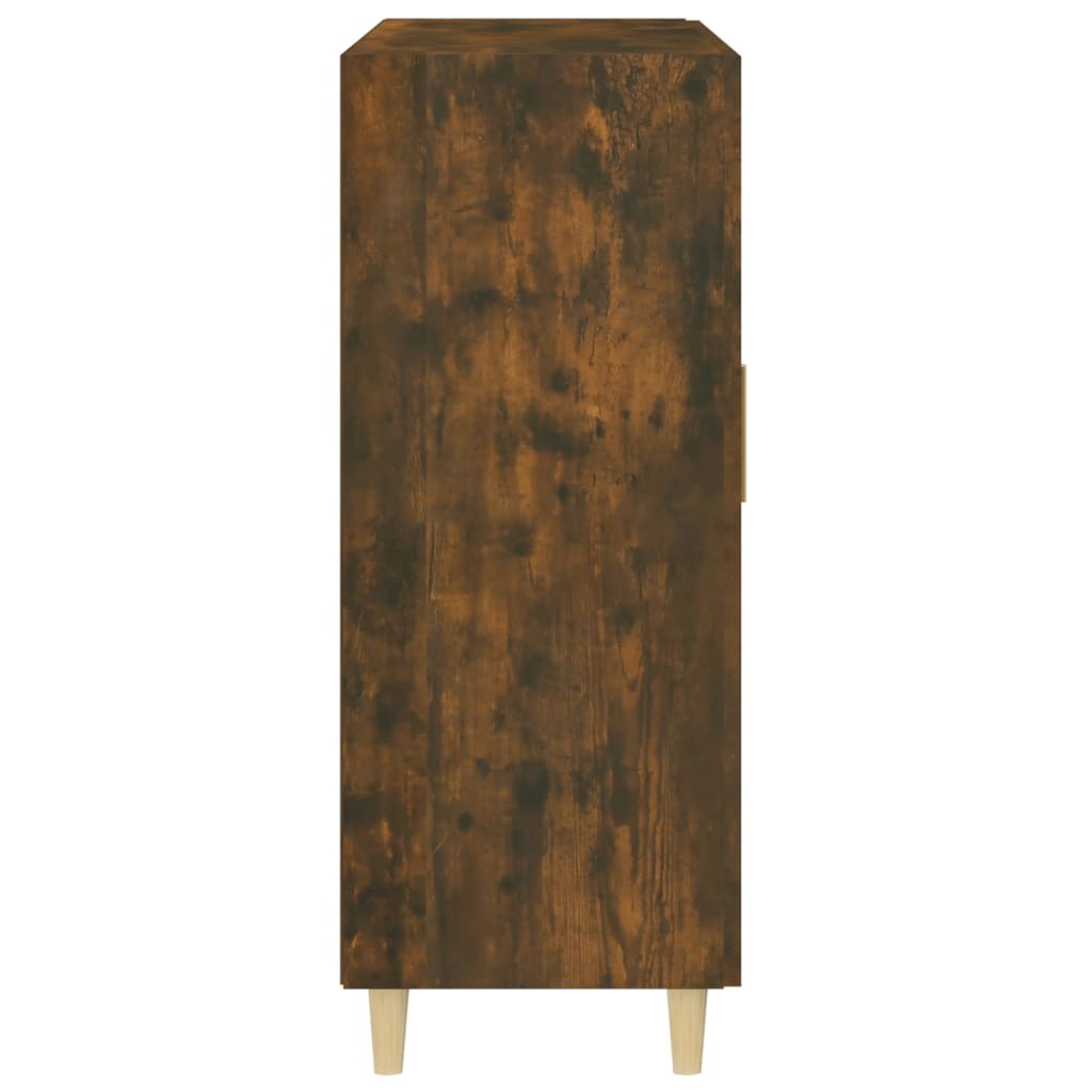 Dressoir 69,5x34x90 cm bewerkt hout gerookt eikenkleurig is nu te koop bij PeponiXL, paradijselijk wonen!