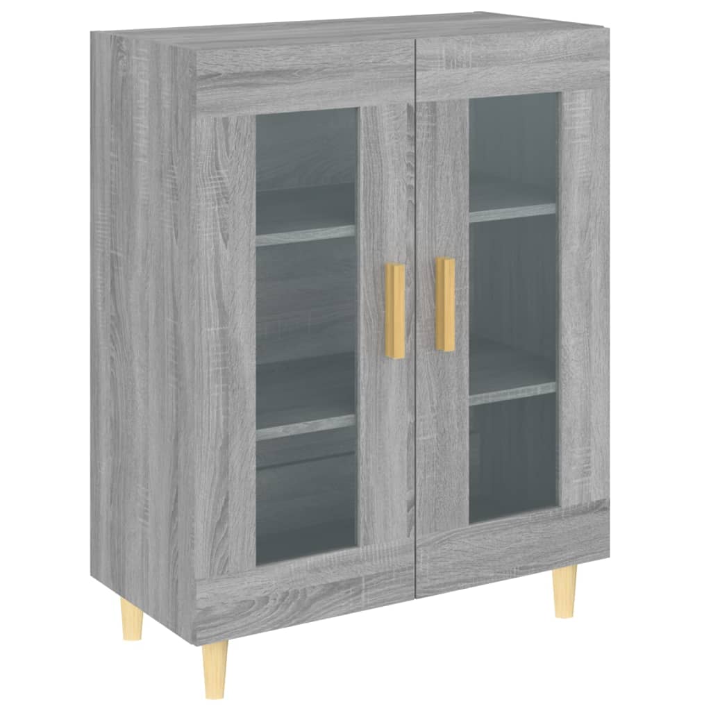 Dressoir 69,5x34x90 cm bewerkt hout grijs sonoma eikenkleurig is nu te koop bij PeponiXL, paradijselijk wonen!