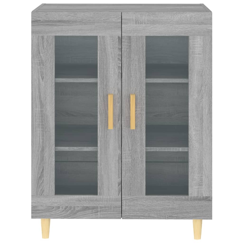 Dressoir 69,5x34x90 cm bewerkt hout grijs sonoma eikenkleurig is nu te koop bij PeponiXL, paradijselijk wonen!