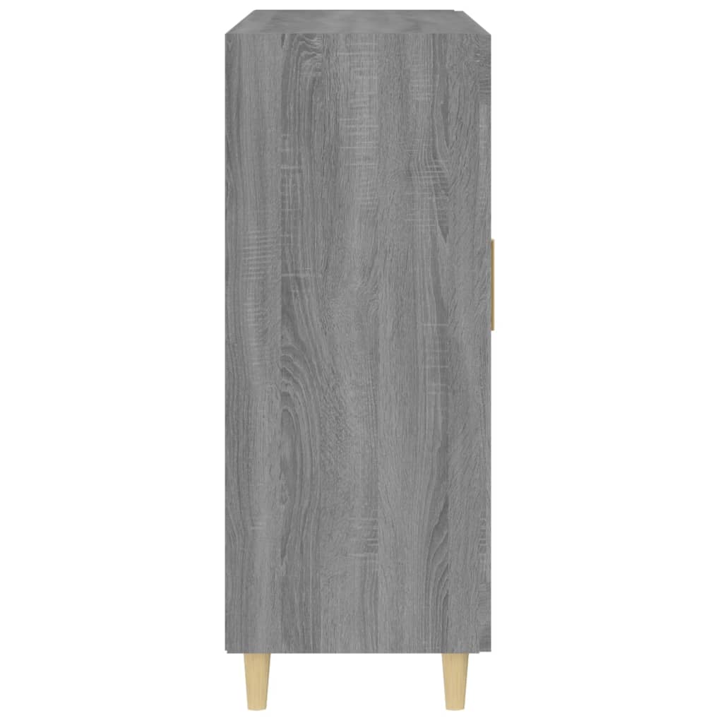 Dressoir 69,5x34x90 cm bewerkt hout grijs sonoma eikenkleurig is nu te koop bij PeponiXL, paradijselijk wonen!