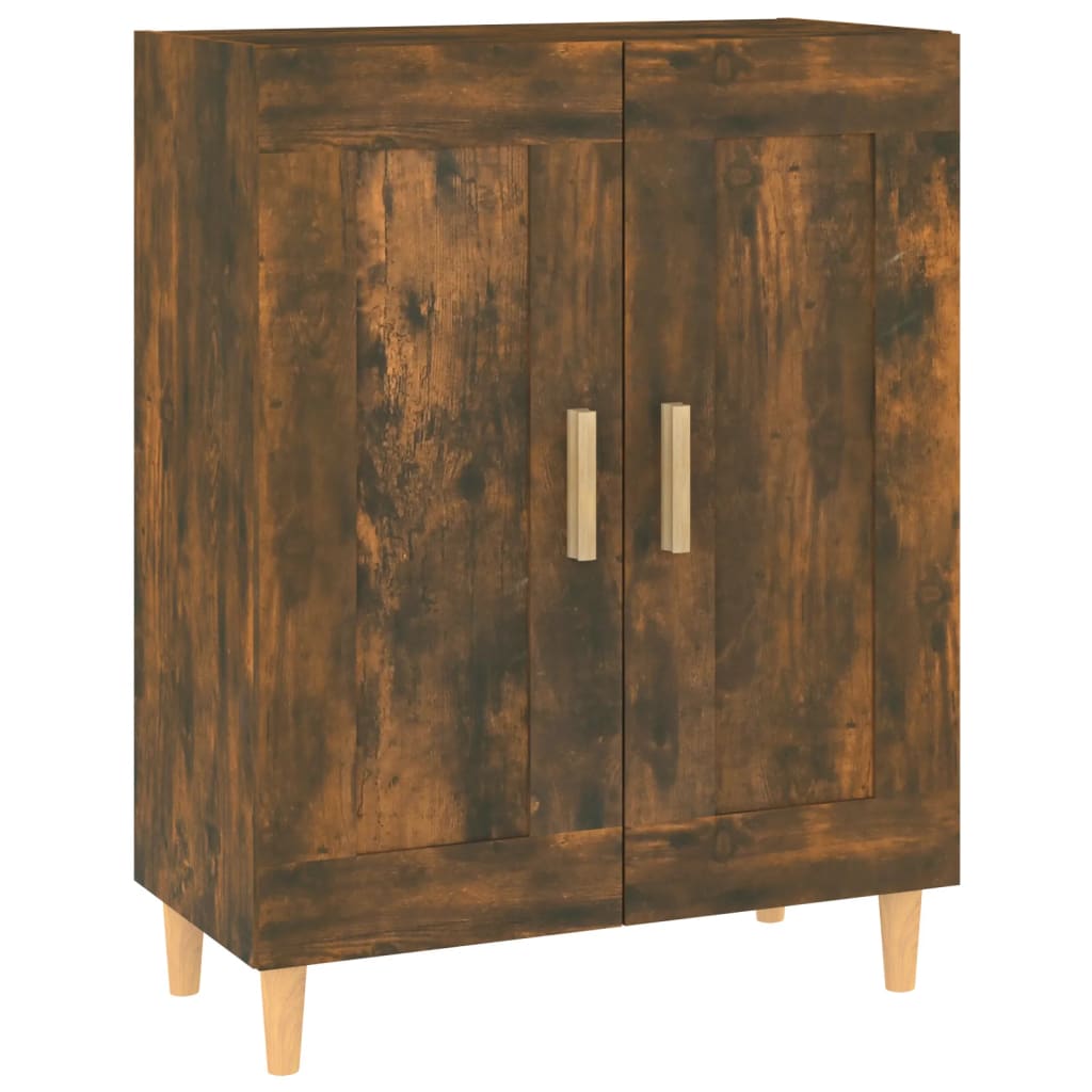 Dressoir 69,5x34x90 cm bewerkt hout gerookt eikenkleurig is nu te koop bij PeponiXL, paradijselijk wonen!