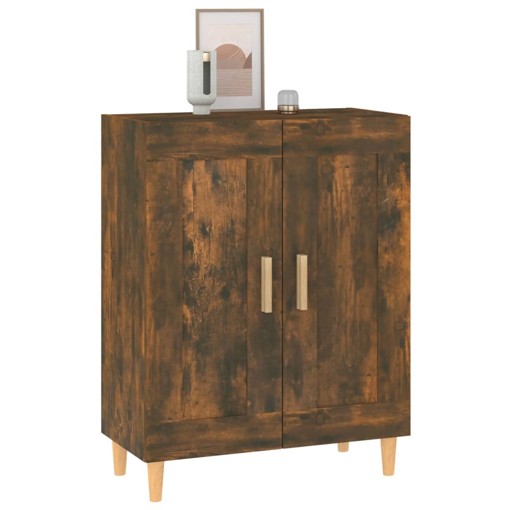 Dressoir 69,5x34x90 cm bewerkt hout gerookt eikenkleurig is nu te koop bij PeponiXL, paradijselijk wonen!