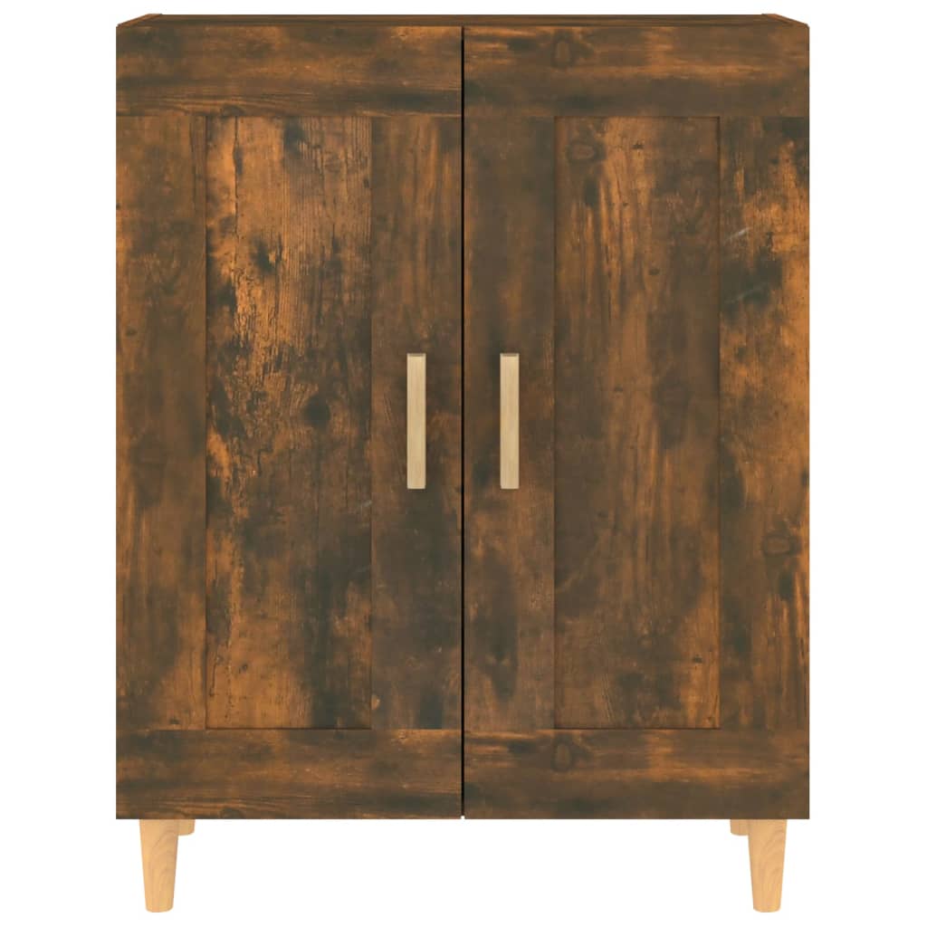 Dressoir 69,5x34x90 cm bewerkt hout gerookt eikenkleurig is nu te koop bij PeponiXL, paradijselijk wonen!