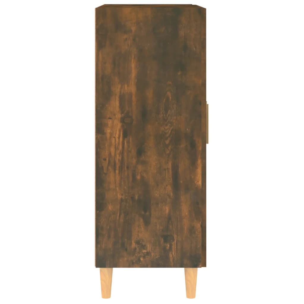 Dressoir 69,5x34x90 cm bewerkt hout gerookt eikenkleurig is nu te koop bij PeponiXL, paradijselijk wonen!
