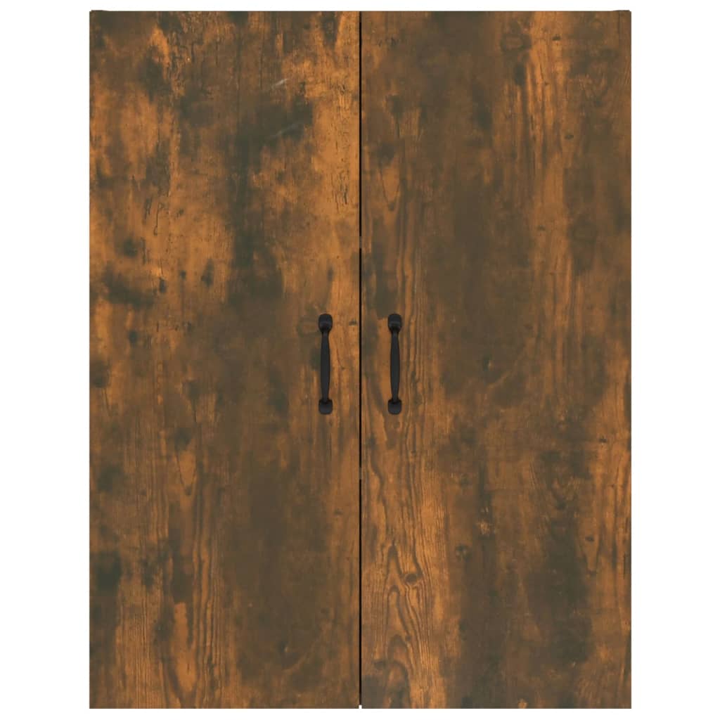 Hangkast 69,5x34x90 cm bewerkt hout gerookt eikenkleurig is nu te koop bij PeponiXL, paradijselijk wonen!