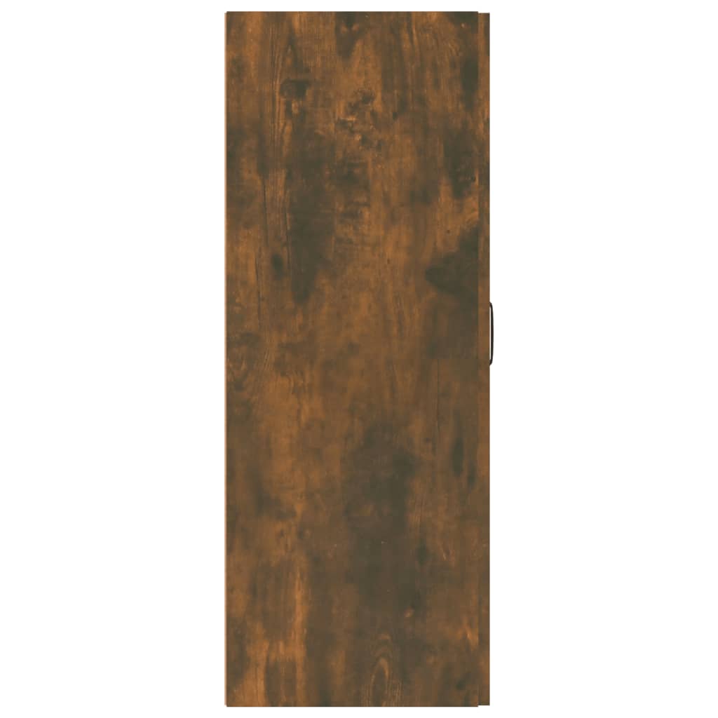 Hangkast 69,5x34x90 cm bewerkt hout gerookt eikenkleurig is nu te koop bij PeponiXL, paradijselijk wonen!