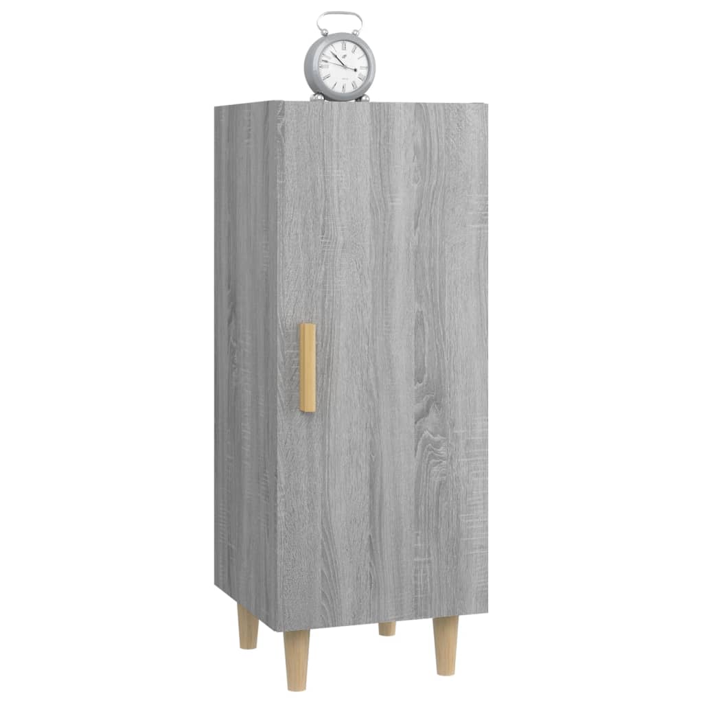 Dressoir 34,5x34x90 cm bewerkt hout grijs sonoma eikenkleurig is nu te koop bij PeponiXL, paradijselijk wonen!