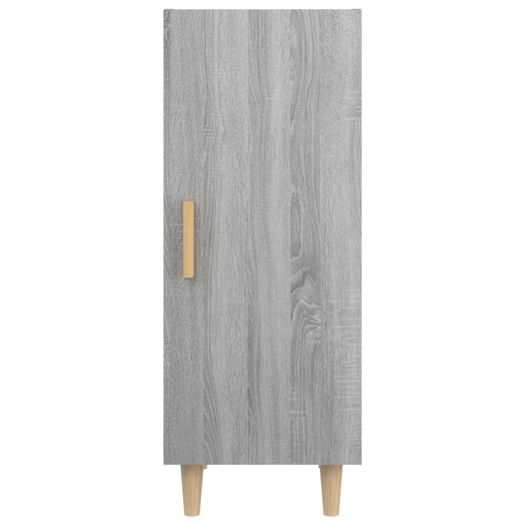 Dressoir 34,5x34x90 cm bewerkt hout grijs sonoma eikenkleurig is nu te koop bij PeponiXL, paradijselijk wonen!