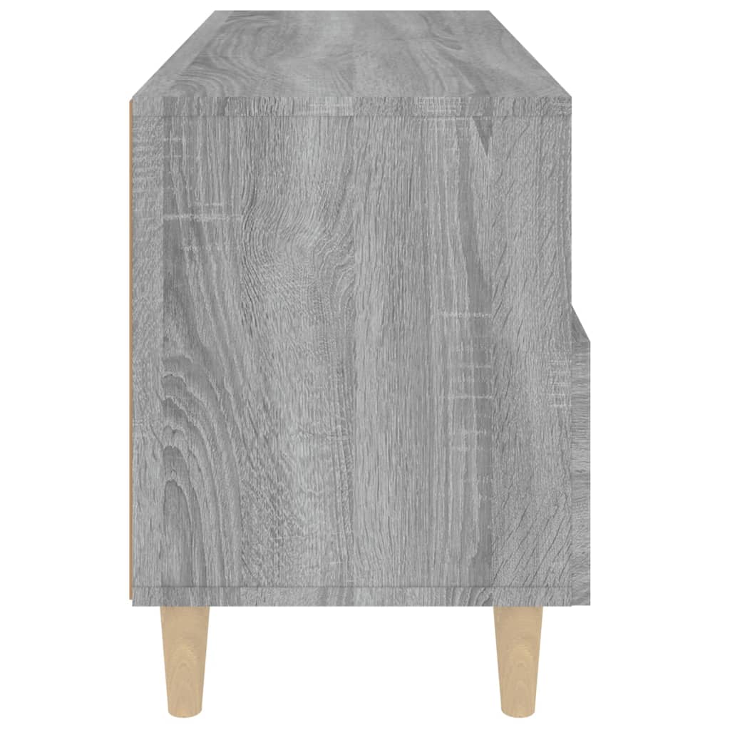 Tv-meubel 80x36x50 cm bewerkt hout grijs sonoma eikenkleurig is nu te koop bij PeponiXL, paradijselijk wonen!