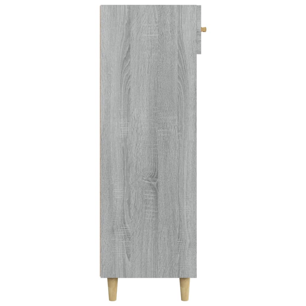 Schoenenkast 60x35x105 cm bewerkt hout grijs sonoma eikenkleur is nu te koop bij PeponiXL, paradijselijk wonen!