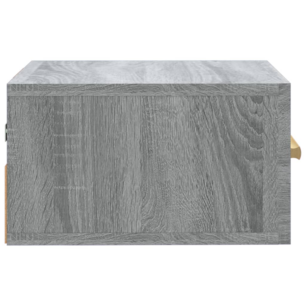 Nachtkastjes 2 st wandgemonteerd 35x35x20 cm grijs sonoma eiken is nu te koop bij PeponiXL, paradijselijk wonen!