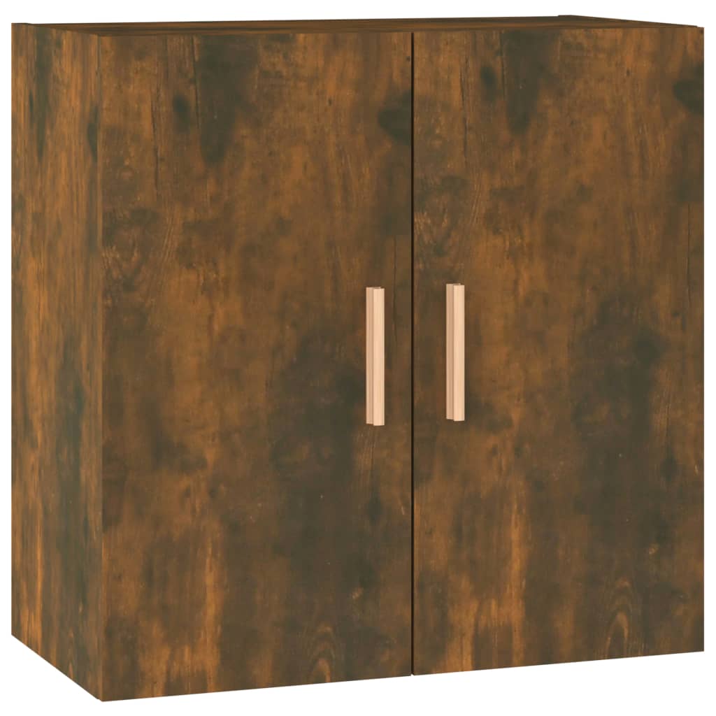 Wandkast 60x30x60 cm bewerkt hout gerookt eikenkleurig is nu te koop bij PeponiXL, paradijselijk wonen!