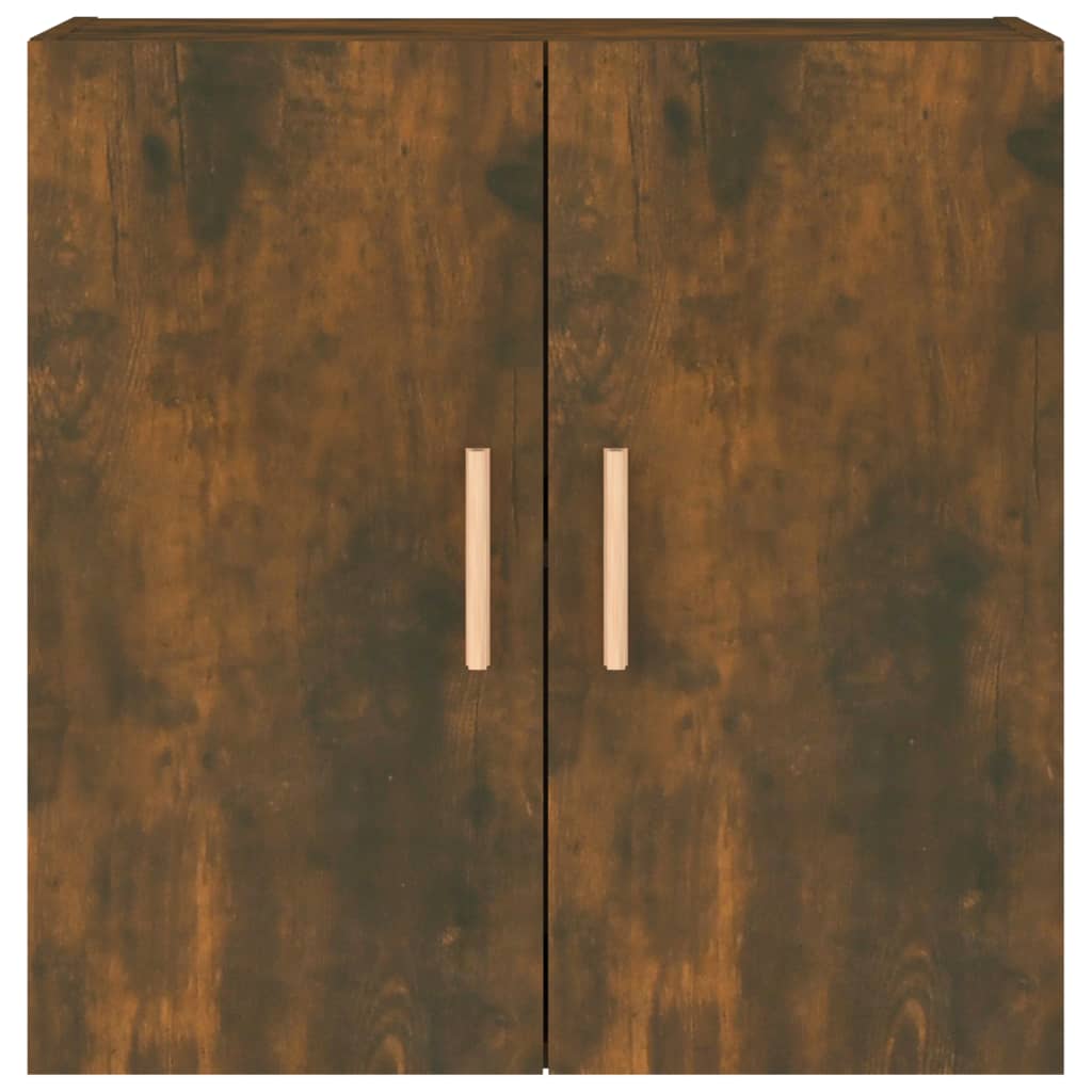 Wandkast 60x30x60 cm bewerkt hout gerookt eikenkleurig is nu te koop bij PeponiXL, paradijselijk wonen!