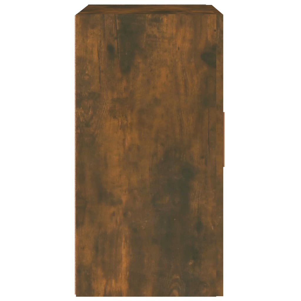 Wandkast 60x30x60 cm bewerkt hout gerookt eikenkleurig is nu te koop bij PeponiXL, paradijselijk wonen!