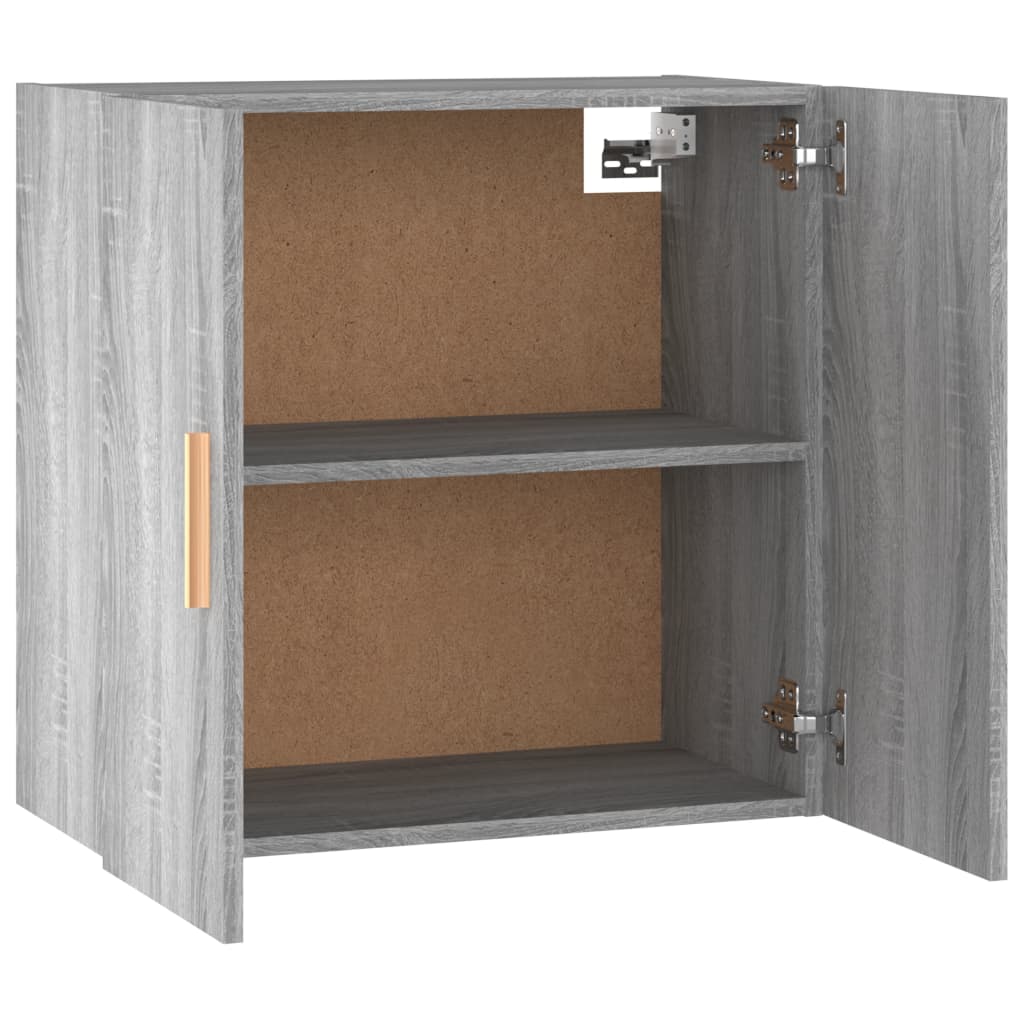 Wandkast 60x30x60 cm bewerkt hout grijs sonoma eikenkleurig is nu te koop bij PeponiXL, paradijselijk wonen!