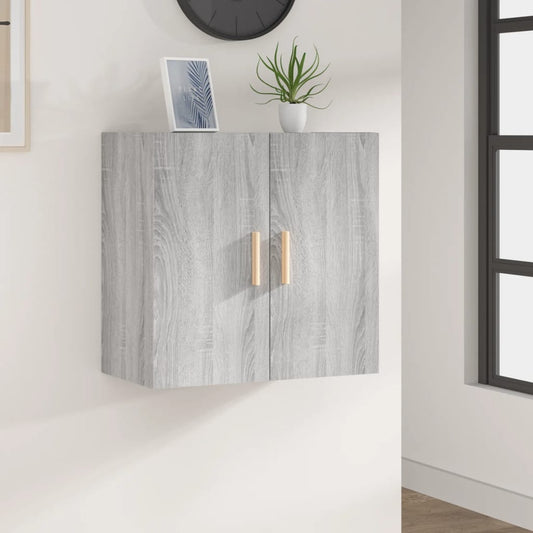 Wandkast 60x30x60 cm bewerkt hout grijs sonoma eikenkleurig is nu te koop bij PeponiXL, paradijselijk wonen!