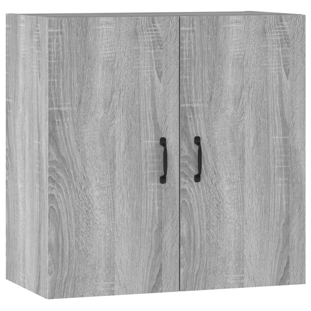 Wandkast 60x31x60 cm bewerkt hout grijs sonoma eikenkleurig is nu te koop bij PeponiXL, paradijselijk wonen!