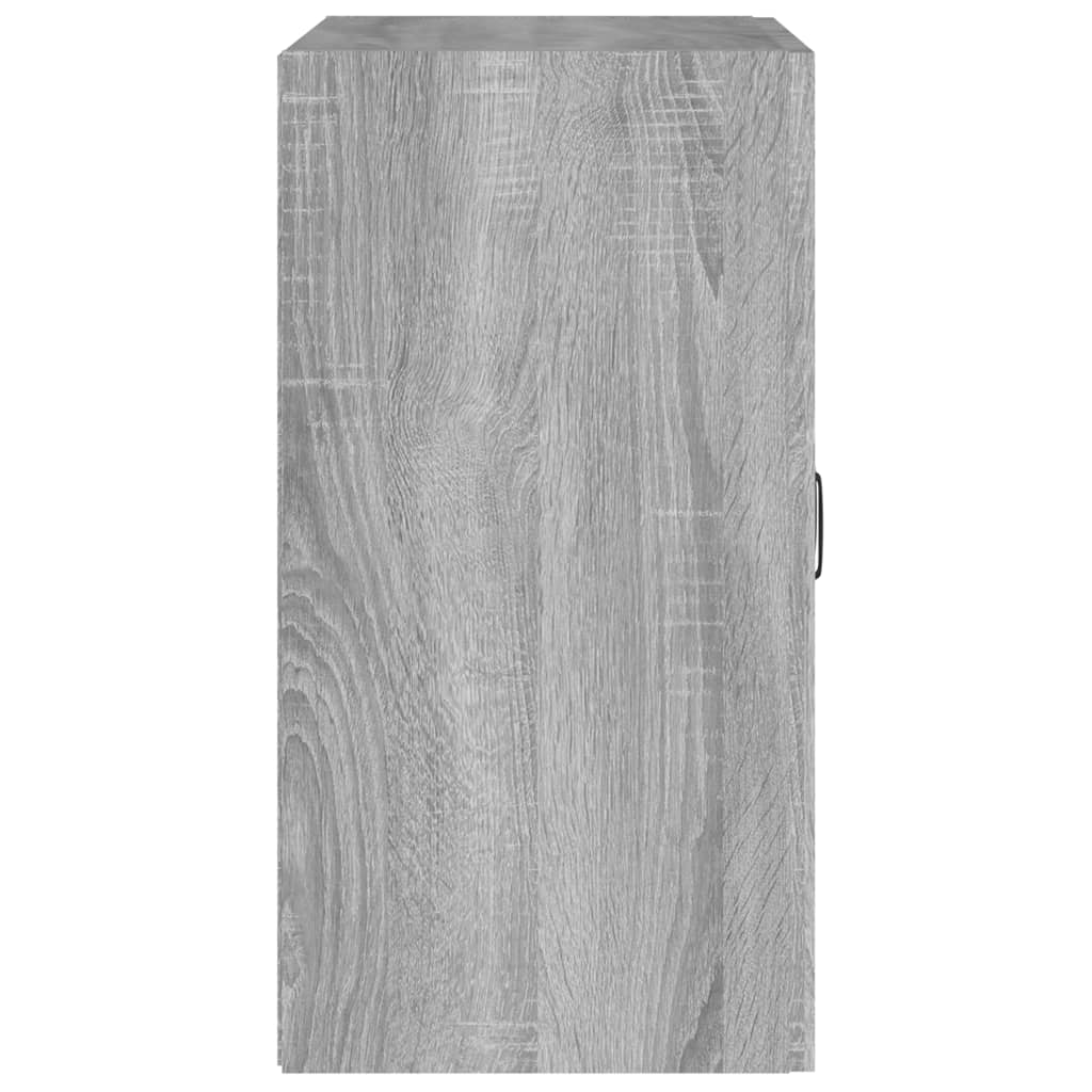 Wandkast 60x31x60 cm bewerkt hout grijs sonoma eikenkleurig is nu te koop bij PeponiXL, paradijselijk wonen!