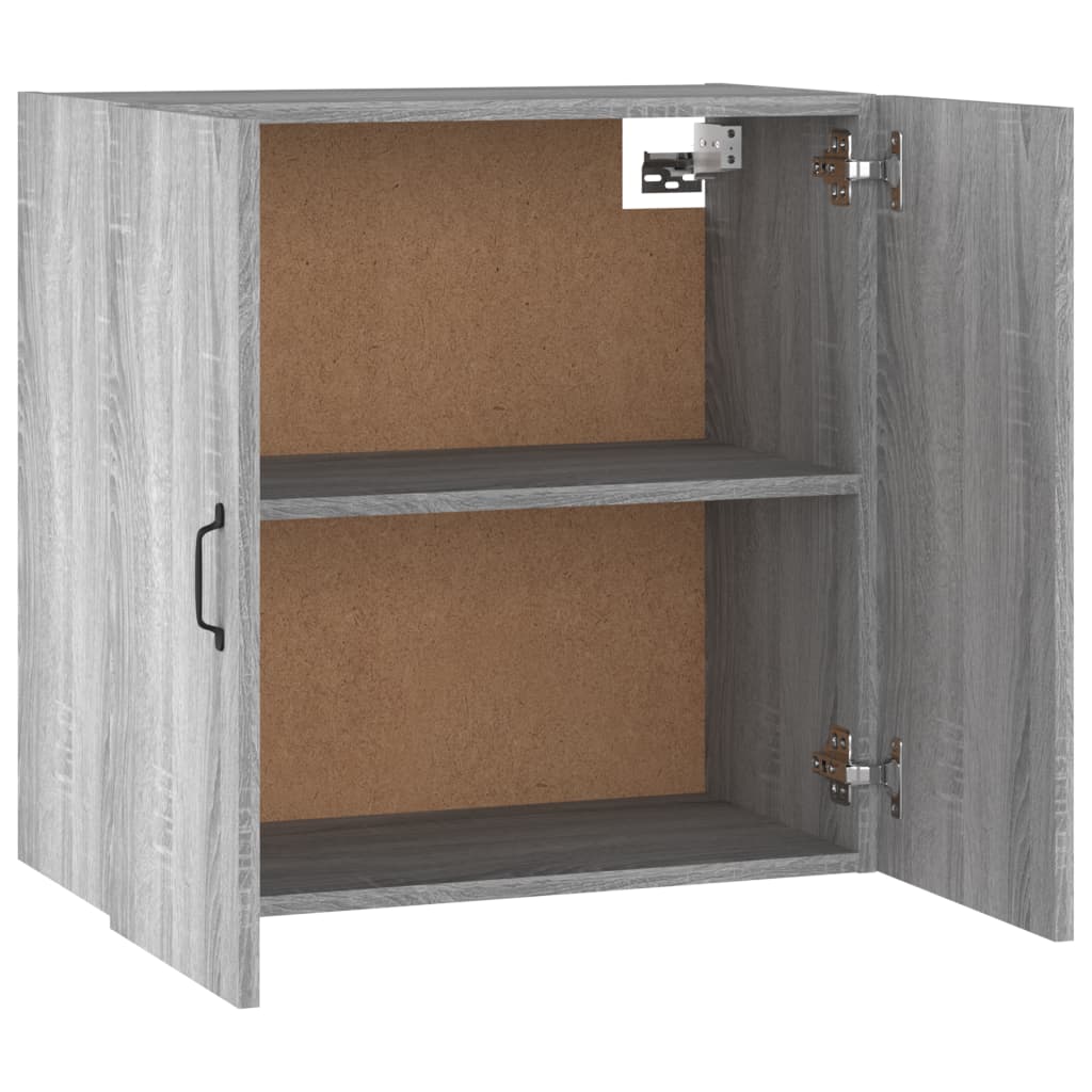 Wandkast 60x31x60 cm bewerkt hout grijs sonoma eikenkleurig is nu te koop bij PeponiXL, paradijselijk wonen!