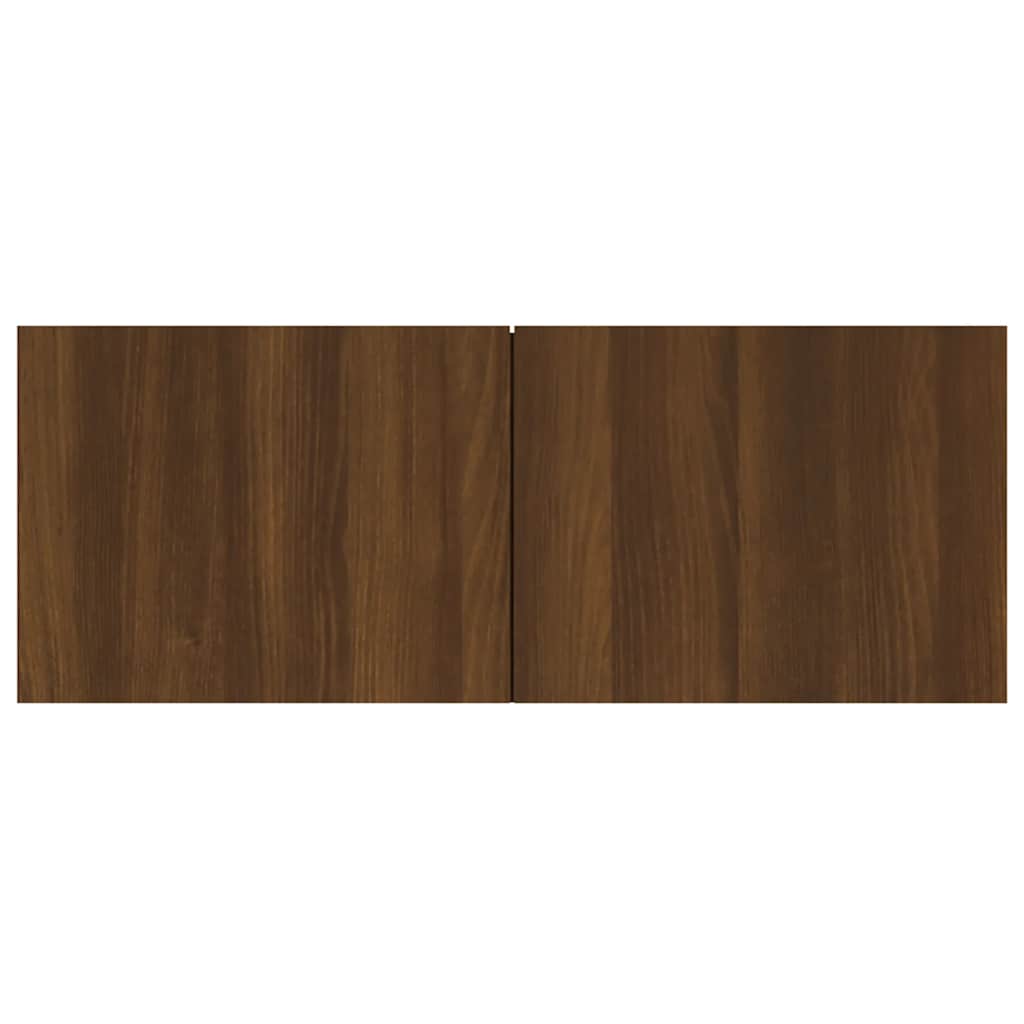Tv-meubelen 2 st 80x30x30 cm bewerkt hout bruin eikenkleur is nu te koop bij PeponiXL, paradijselijk wonen!