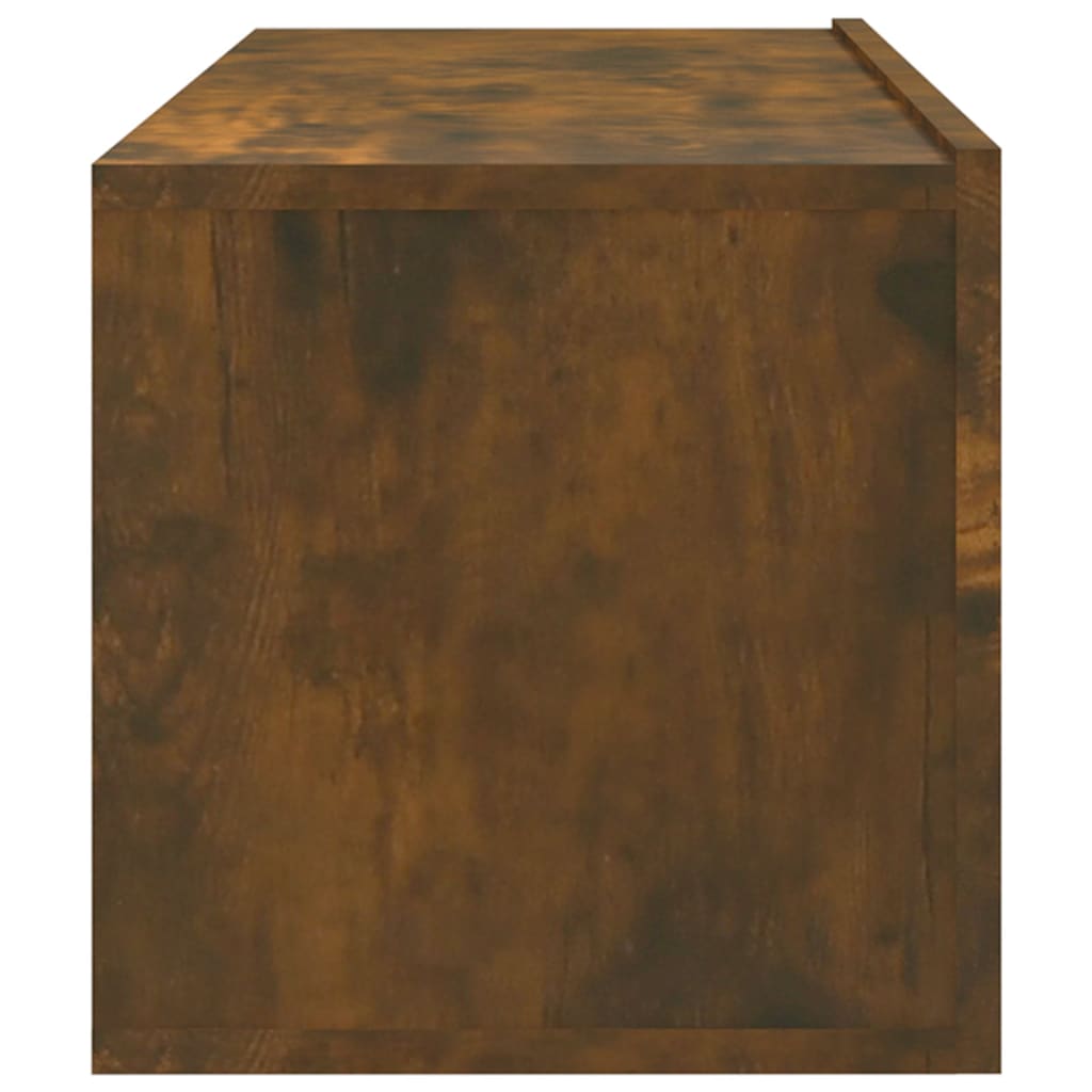 Tv-wandmeubels 2 st 100x30x30 cm bewerkt hout gerookt eiken is nu te koop bij PeponiXL, paradijselijk wonen!