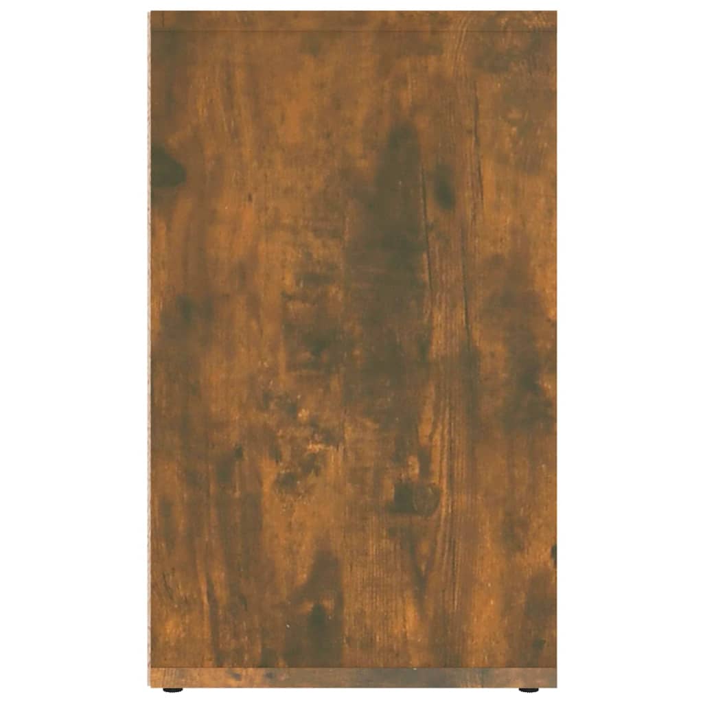 Schoenenkast 52,5x30x50 cm gerookt eikenkleurig is nu te koop bij PeponiXL, paradijselijk wonen!