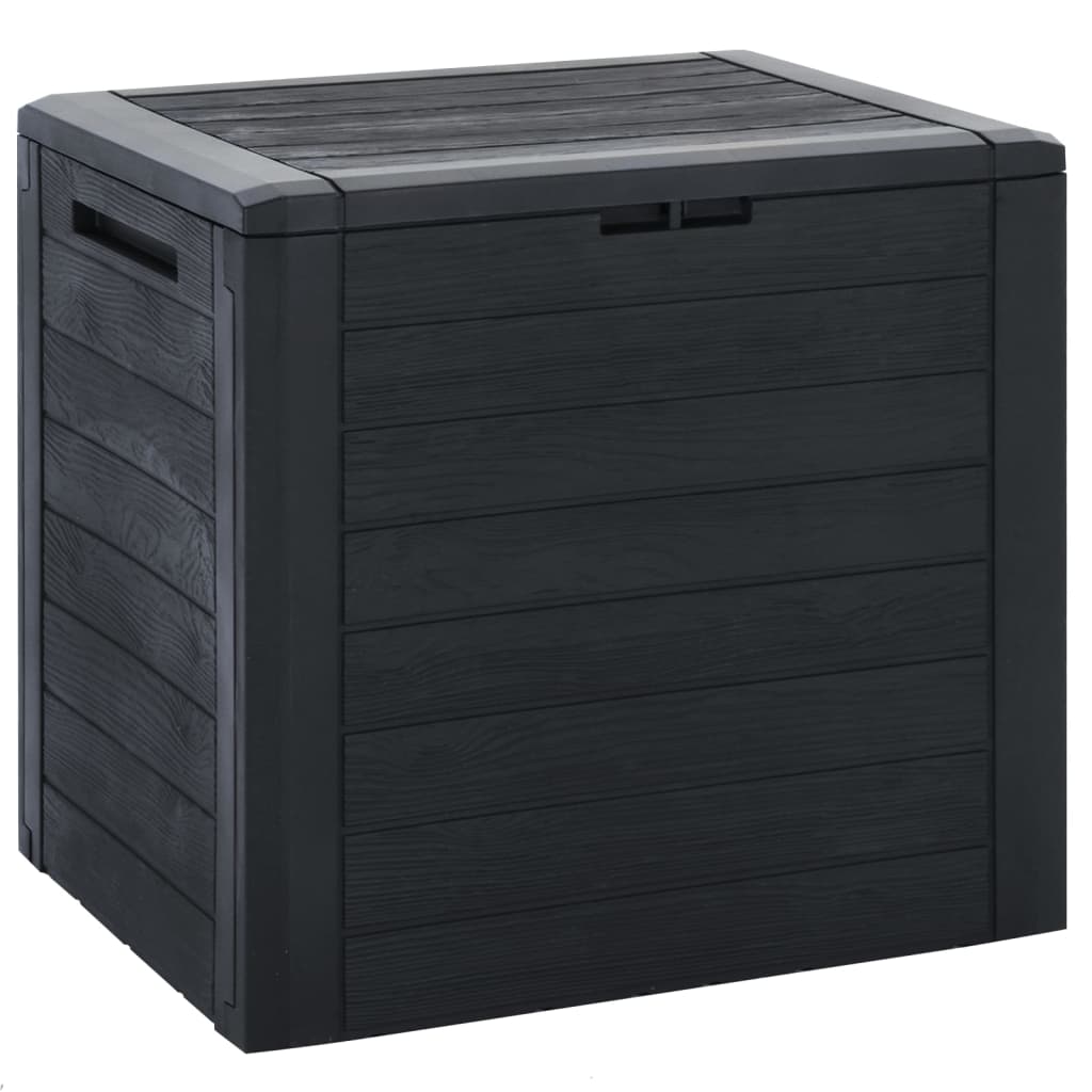Tuinbox 58,5x46x55 cm polypropeen antracietkleurig is nu te koop bij PeponiXL, paradijselijk wonen!