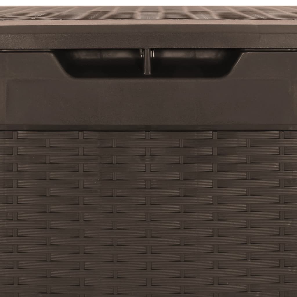 Tuinbox 119x48x60 cm polypropeen bruin is nu te koop bij PeponiXL, paradijselijk wonen!