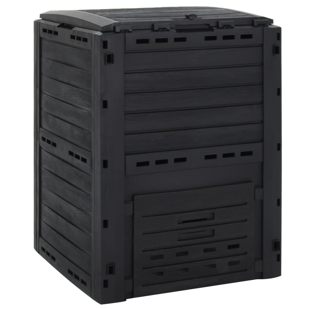 Compostbak 280 L polypropeen zwart is nu te koop bij PeponiXL, paradijselijk wonen!