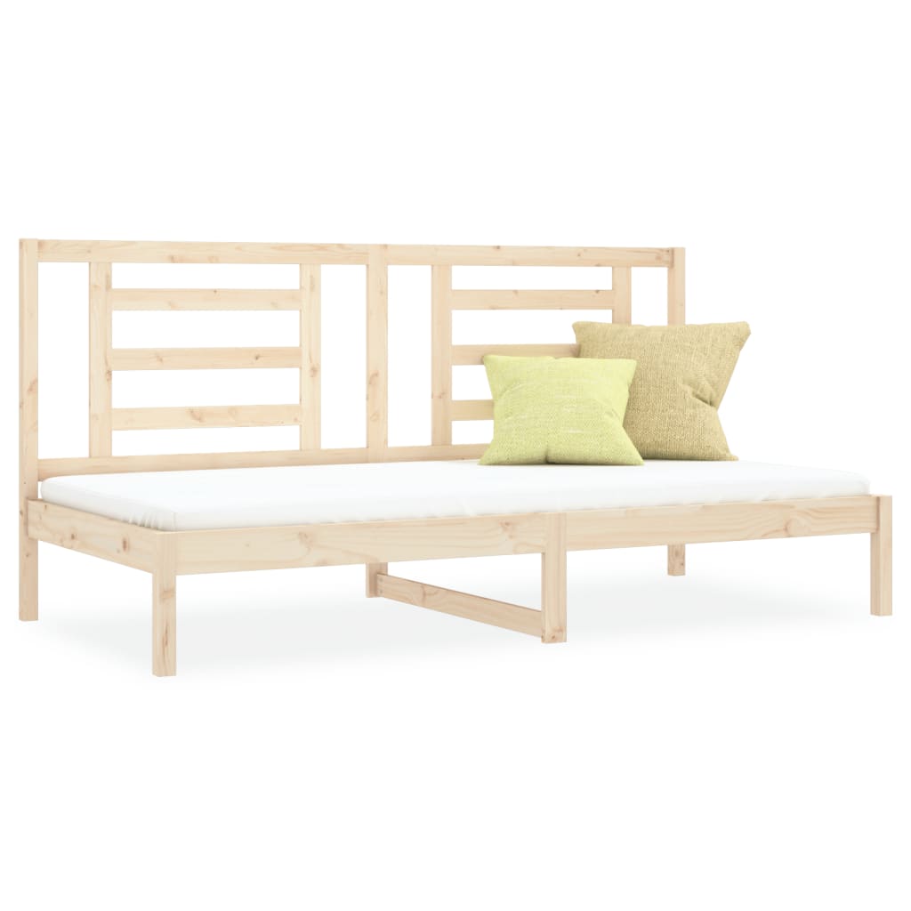 Slaapbank zonder matras 90x200 cm massief grenenhout is nu te koop bij PeponiXL, paradijselijk wonen!