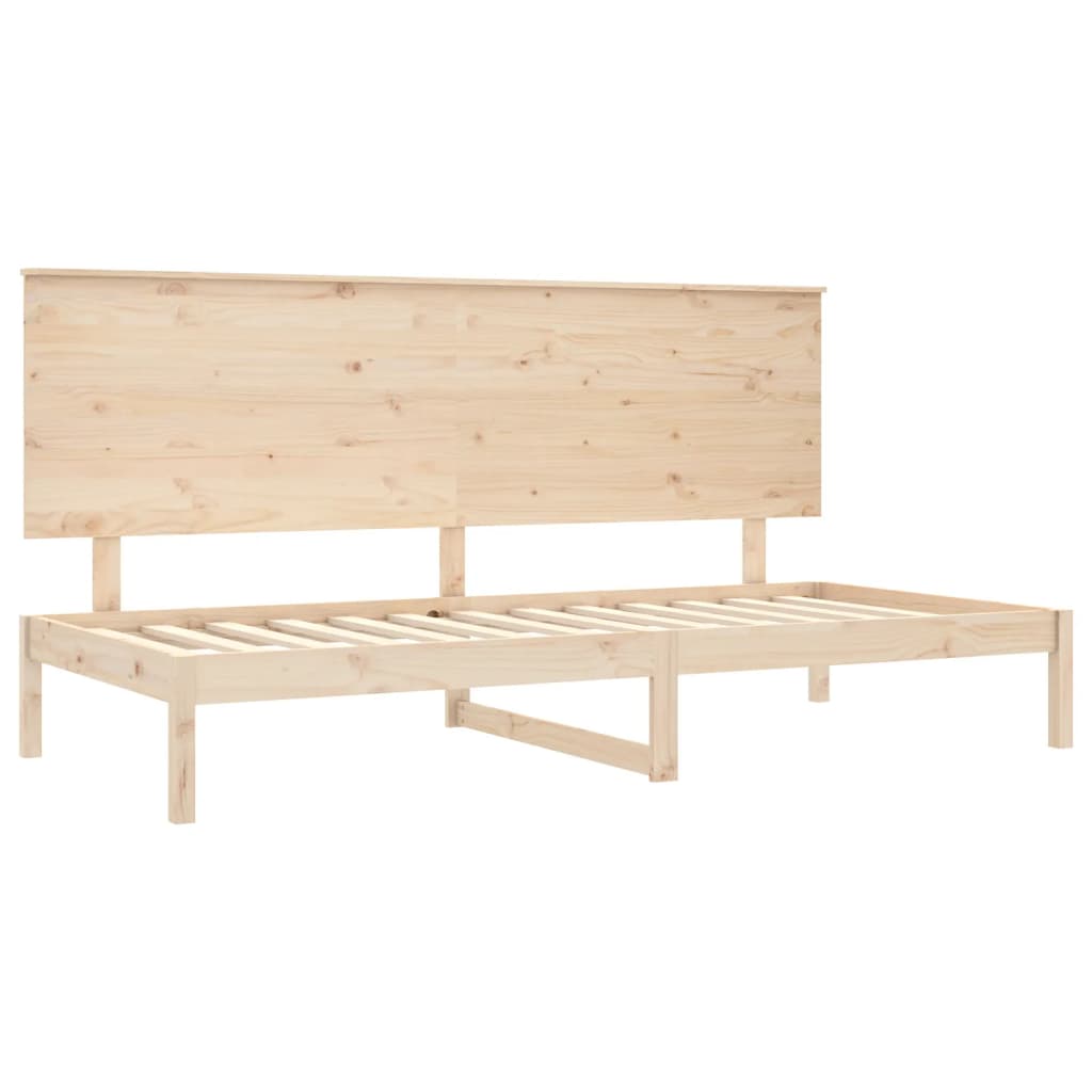 Slaapbank zonder matras 90x200 cm massief grenenhout is nu te koop bij PeponiXL, paradijselijk wonen!