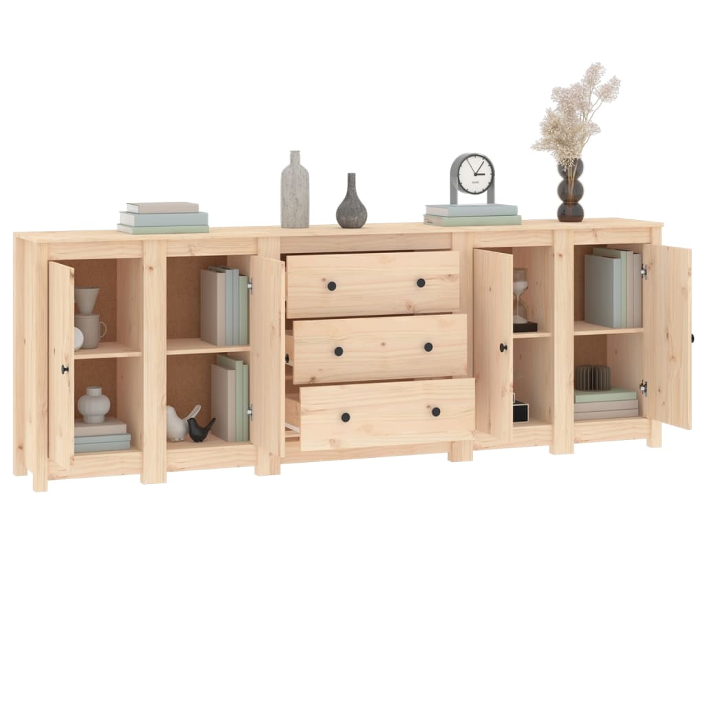 Dressoir 230x35x80 cm massief grenenhout is nu te koop bij PeponiXL, paradijselijk wonen!