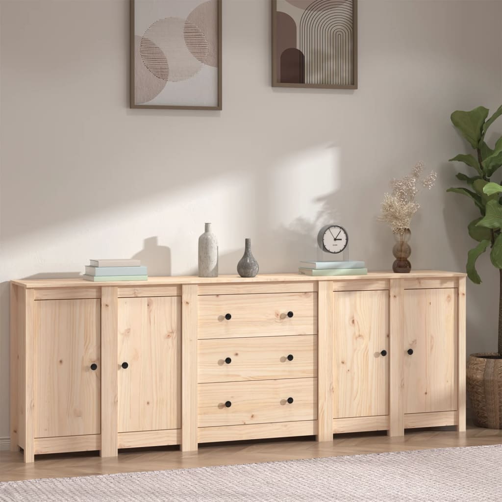 Dressoir 230x35x80 cm massief grenenhout is nu te koop bij PeponiXL, paradijselijk wonen!