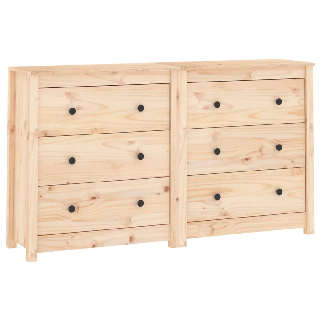 Dressoir 140x35x80 cm massief grenenhout is nu te koop bij PeponiXL, paradijselijk wonen!