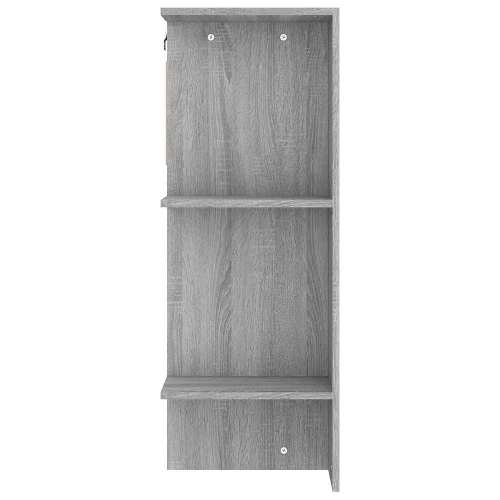 Gangkasten 2 st bewerkt hout grijs sonoma eikenkleurig is nu te koop bij PeponiXL, paradijselijk wonen!