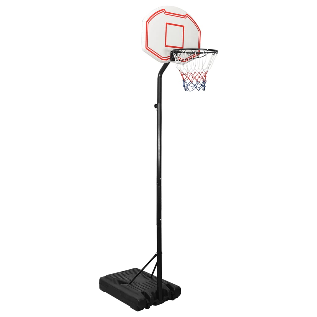 Basketbalstandaard 282-352 cm polyethyleen wit is nu te koop bij PeponiXL, paradijselijk wonen!