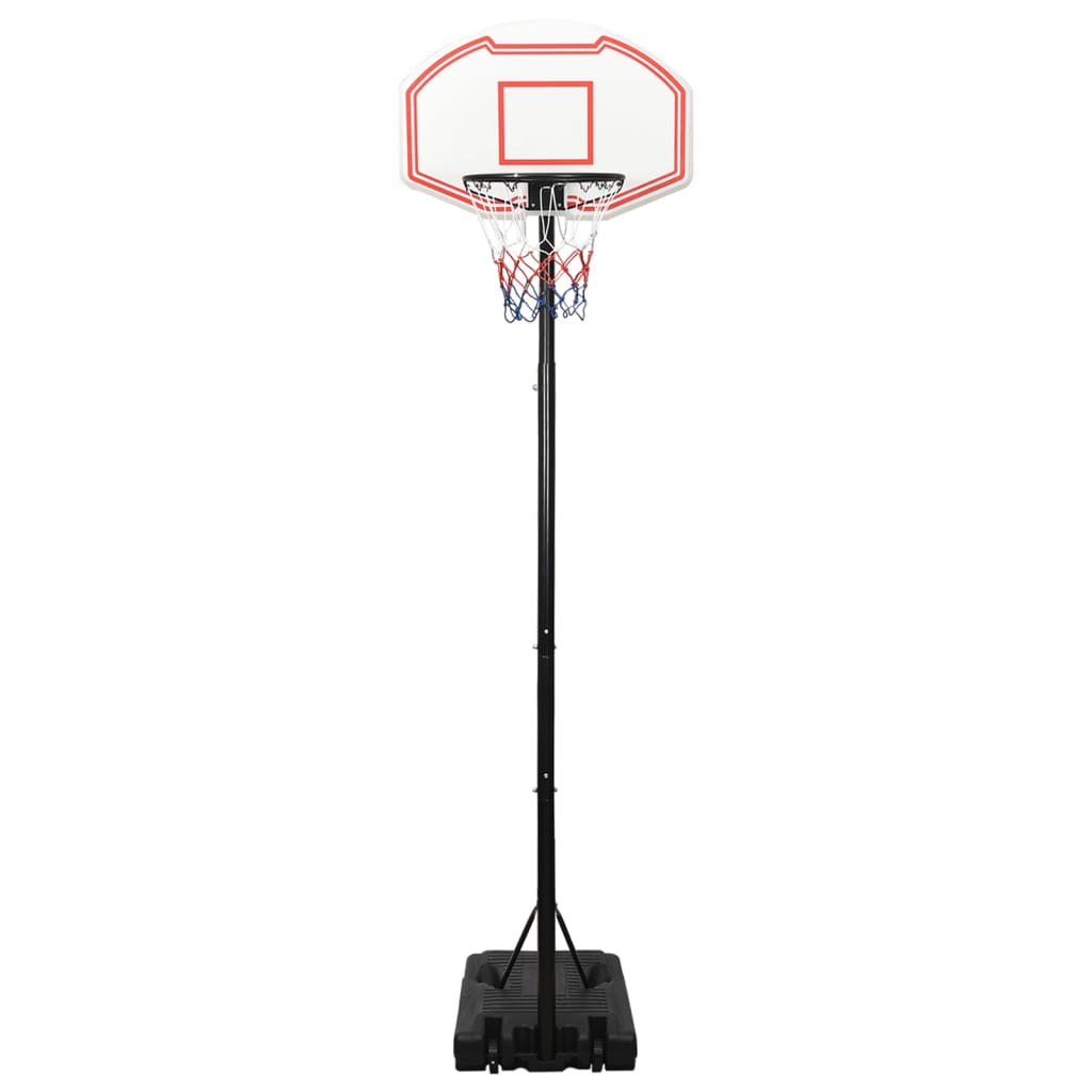 Basketbalstandaard 282-352 cm polyethyleen wit is nu te koop bij PeponiXL, paradijselijk wonen!